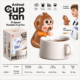 包装特点图 Adorable Animal Cup Clip Fan – Silent Mini Fan for Office Desk, Hot Beverage Cooler, Cute Portable USB Fan